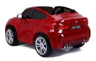 Elektromobilis BMW X6M, lakuotas raudonas-Elektromobiliai vaikams, Visureigiai-e-vaikas