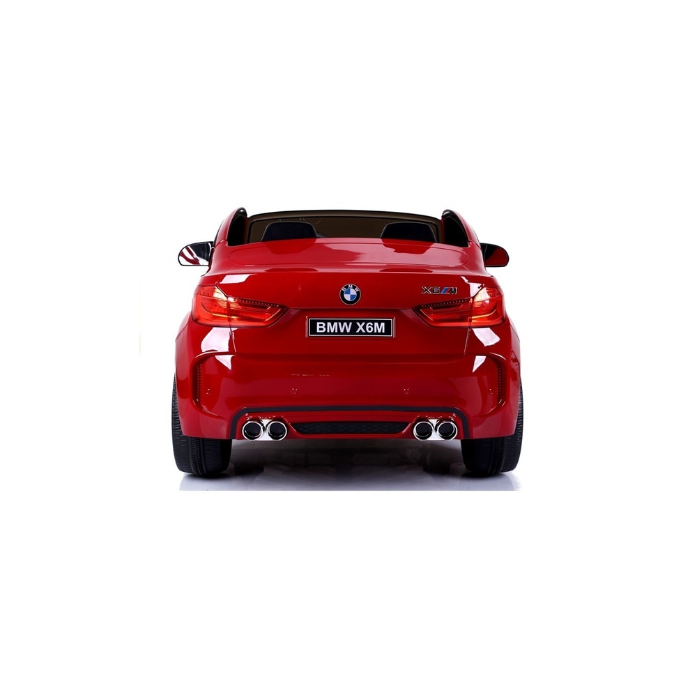 Elektromobilis BMW X6M, lakuotas raudonas-Elektromobiliai vaikams, Visureigiai-e-vaikas