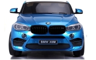 Elektromobilis BMW X6M, lakuotas mėlynas-Elektromobiliai vaikams, Visureigiai-e-vaikas