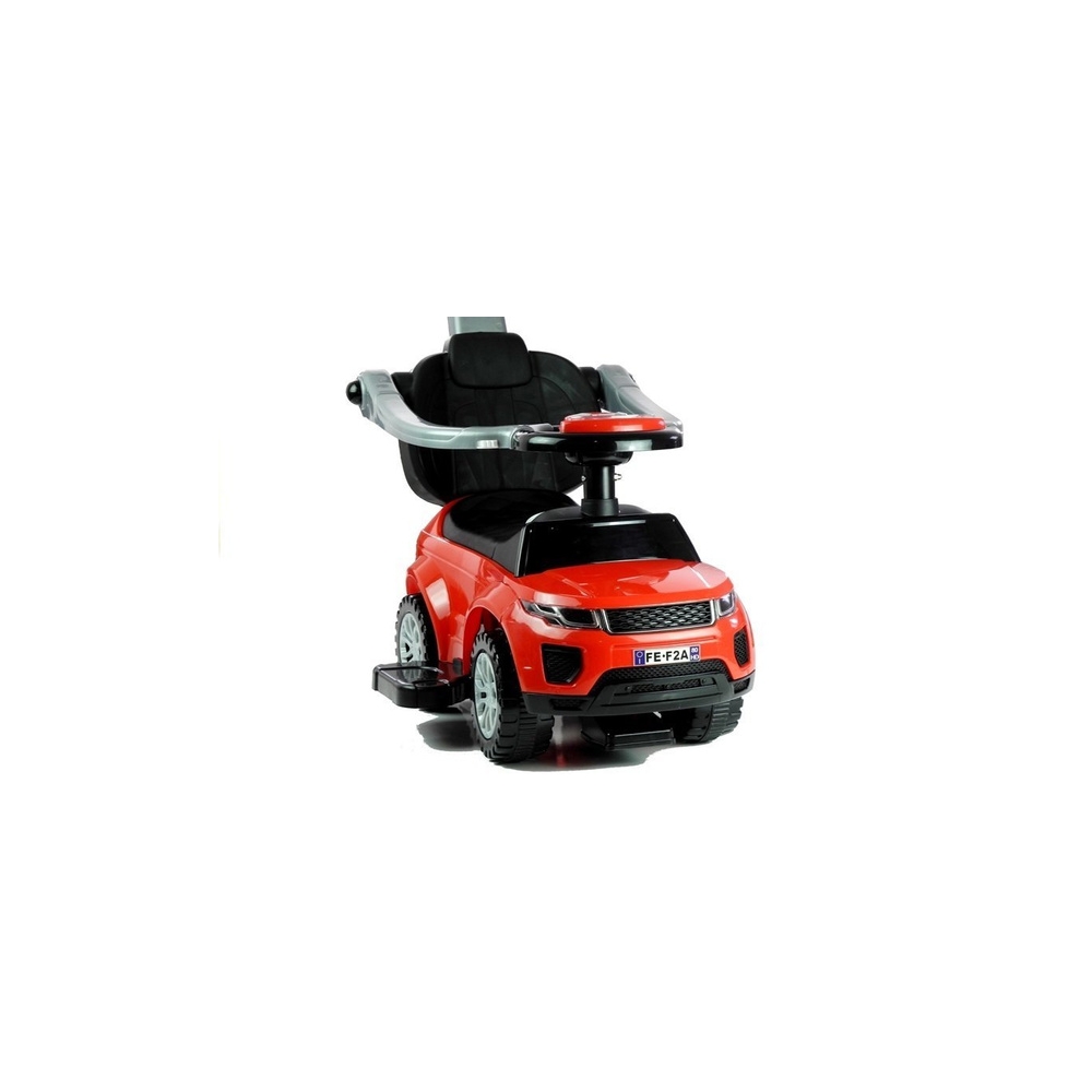 Paspiriamas automobilis su stūmimo rankena 614W, raudonas-Judėjimui, Paspiriamosios mašinėlės ir jų priedai, Paspiriamos mašinėl