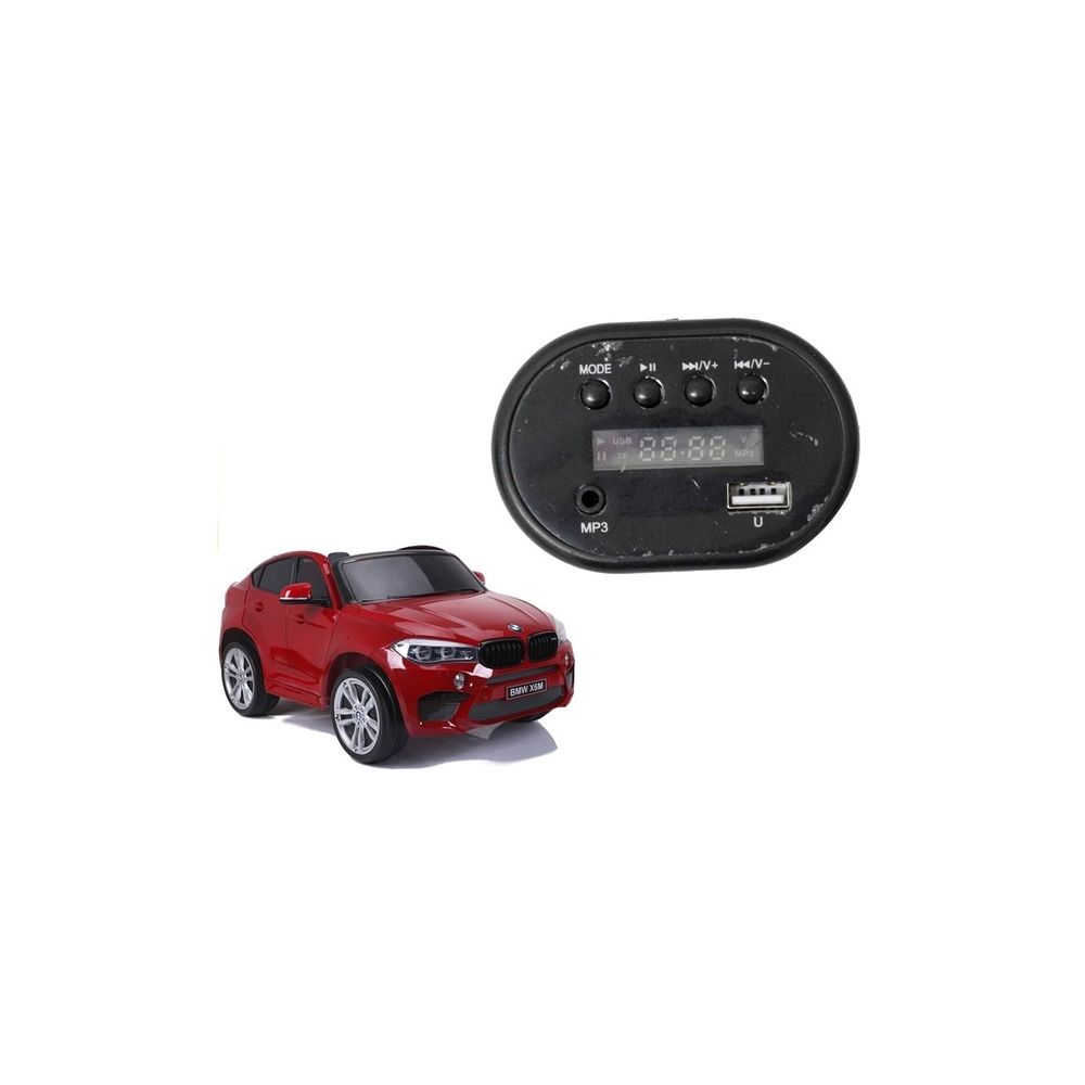 Muzikinis skydelis BMW X6M-Elektromobiliai vaikams, Elektromobilių dalys, LCD, MP4, muzikos skydeliai-e-vaikas