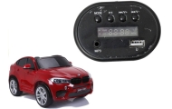 Muzikinis skydelis BMW X6M-Elektromobiliai vaikams, Elektromobilių dalys, LCD, MP4, muzikos skydeliai-e-vaikas