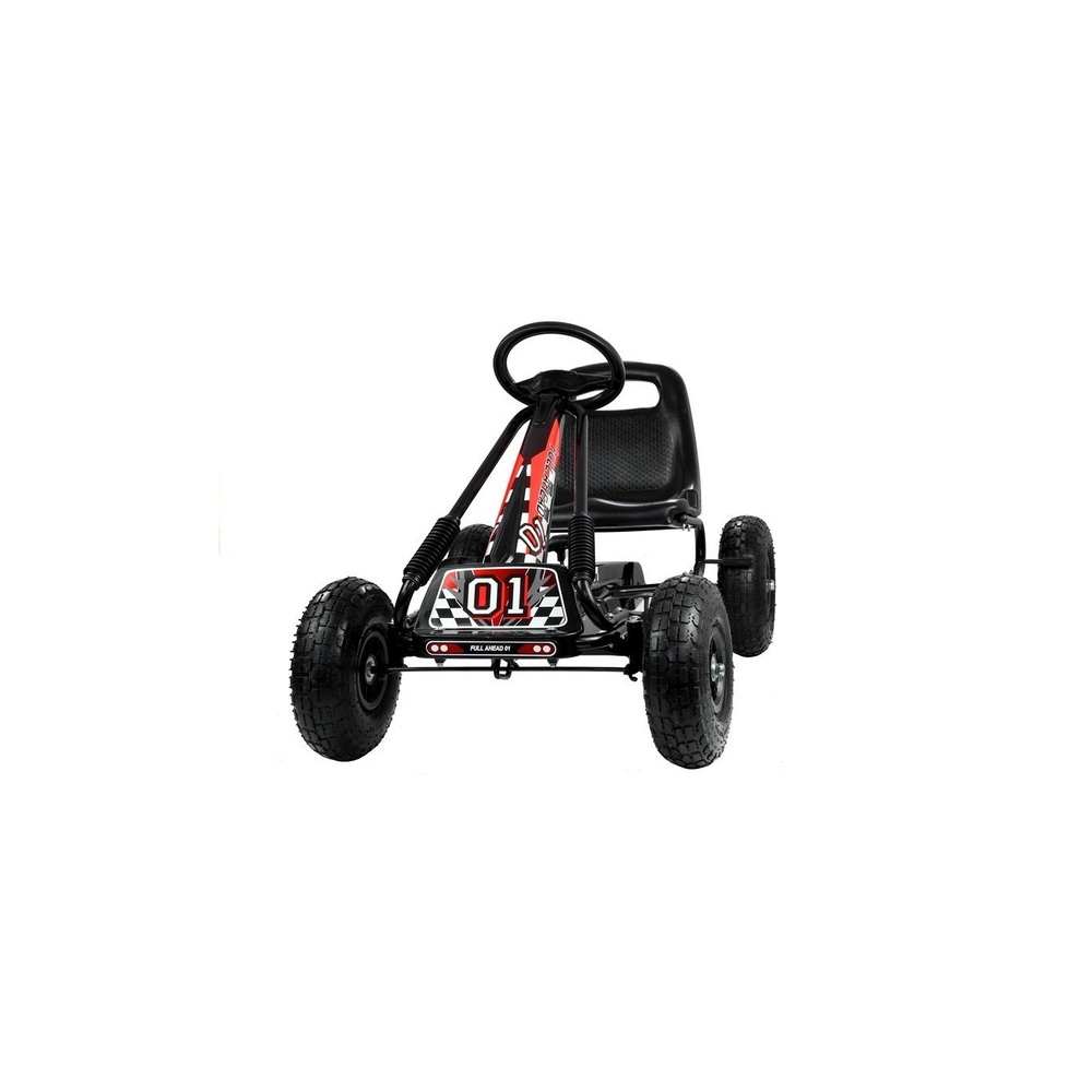 Gokart Czarny A-15 Pompowane Koła