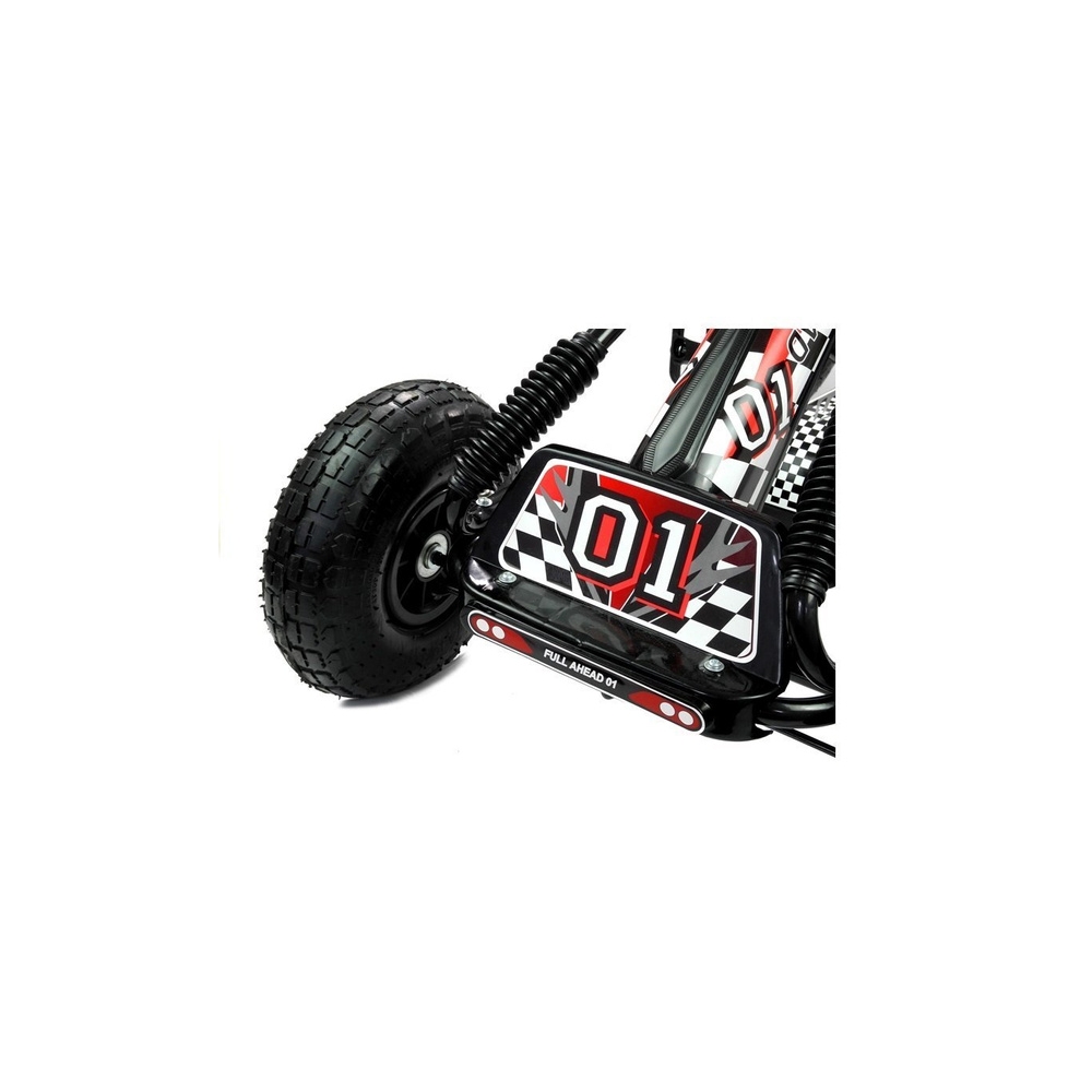 Gokart Czarny A-15 Pompowane Koła