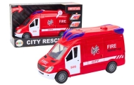 Fire Truck Lights Sounds Opening Doors Drive Red