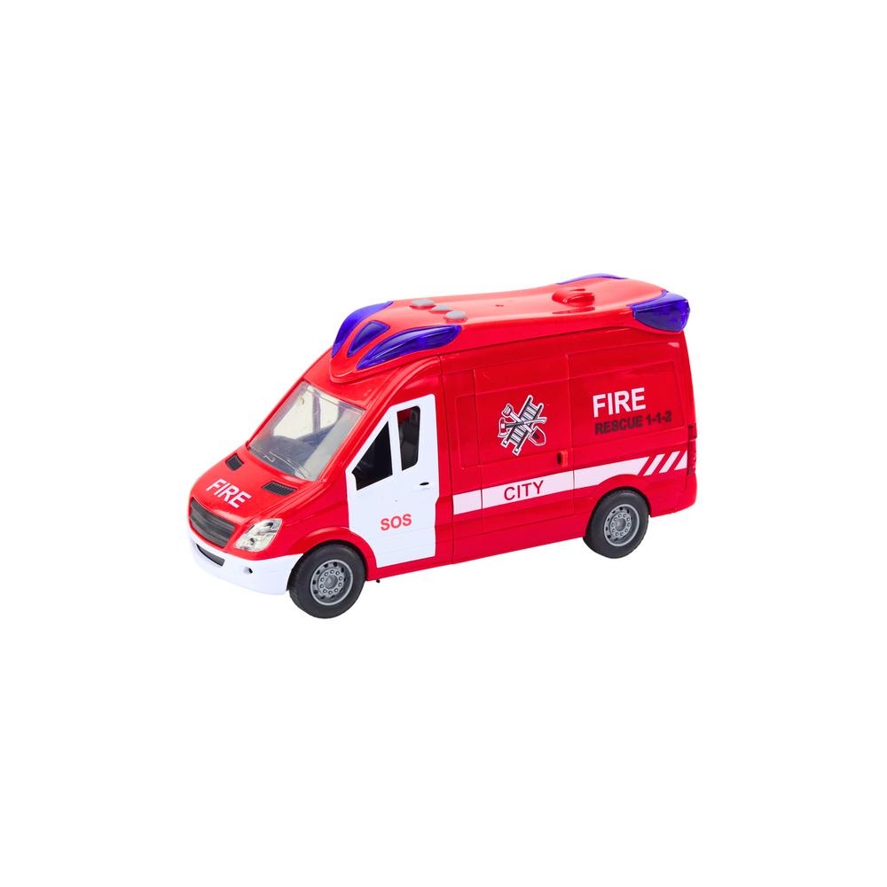 Gaisrinės sunkvežimis šviesos garsai Atidarant duris raudonas-Žaislai, Auto ir transporto žaislai, Mašinos-e-vaikas