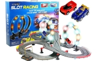 Racing Track 2 Cars Controllers Loop Lights Slot Cars