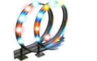 Racing Track 2 Cars Controllers Loop Lights Slot Cars