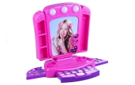 Dressing table with accesories and lights Pink