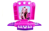 Dressing table with accesories and lights Pink