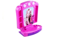 Dressing table with accesories and lights Pink