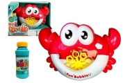 Muilo burbulų mašina Crab Red-Žaislai, Lauko žaislai, Muilo burbulai-e-vaikas