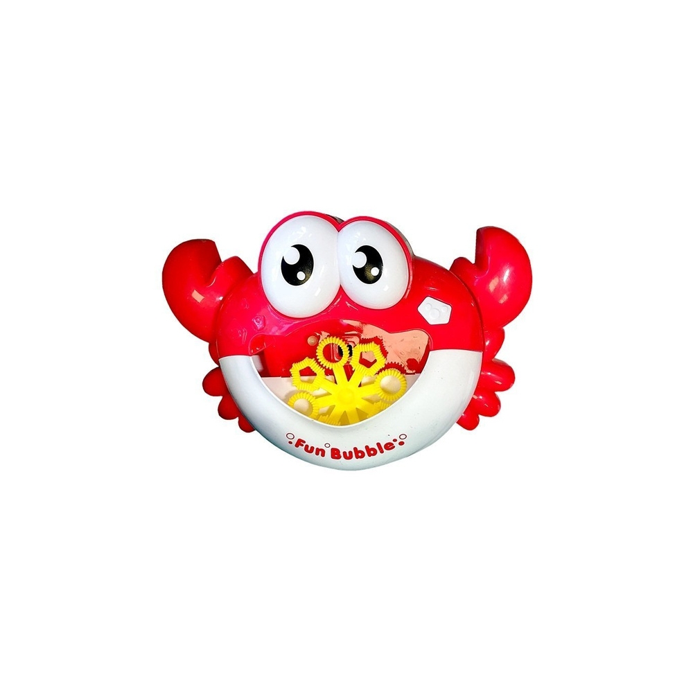 Muilo burbulų mašina Crab Red-Žaislai, Lauko žaislai, Muilo burbulai-e-vaikas