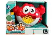 Muilo burbulų mašina Crab Red-Žaislai, Lauko žaislai, Muilo burbulai-e-vaikas