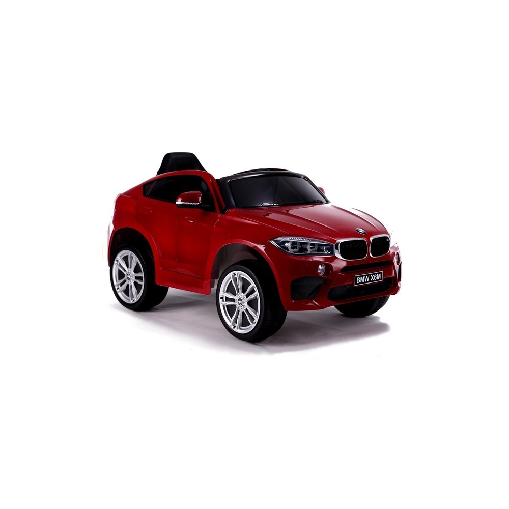 Elektromobilis BMW X6, lakuotas raudonas-Elektromobiliai vaikams, Visureigiai-e-vaikas