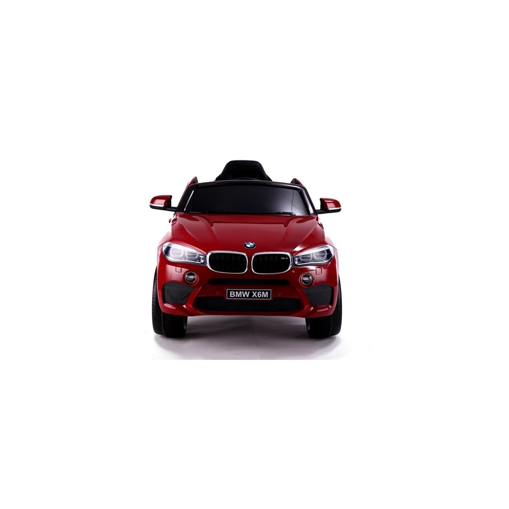 Elektromobilis BMW X6, lakuotas raudonas-Elektromobiliai vaikams, Visureigiai-e-vaikas