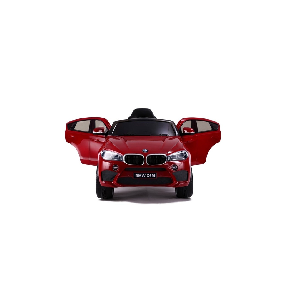 Elektromobilis BMW X6, lakuotas raudonas-Elektromobiliai vaikams, Visureigiai-e-vaikas