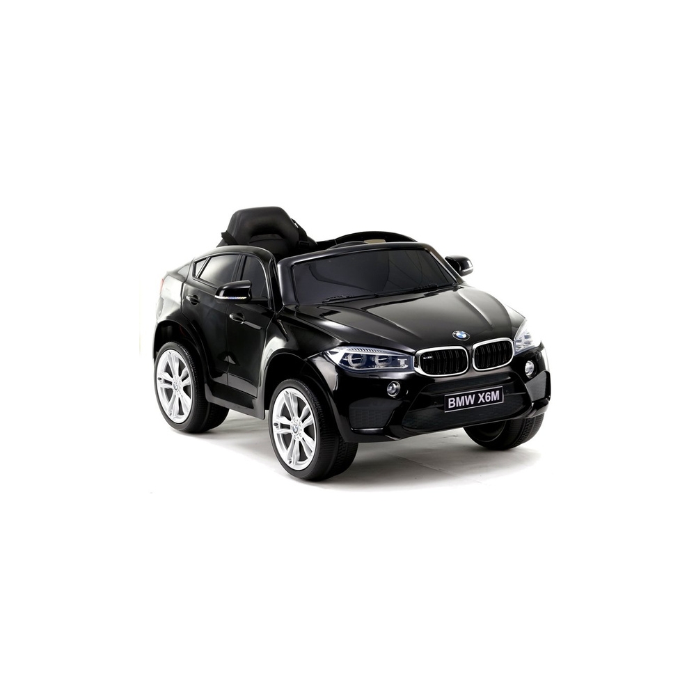 Elektromobilis BMW X6, lakuotas juodas-Elektromobiliai vaikams, Visureigiai-e-vaikas