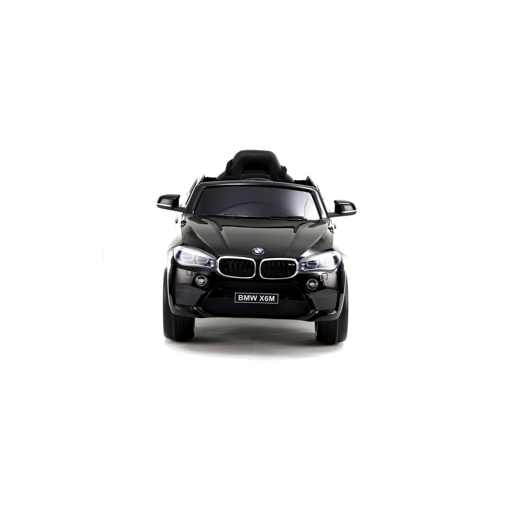 Elektromobilis BMW X6, lakuotas juodas-Elektromobiliai vaikams, Visureigiai-e-vaikas