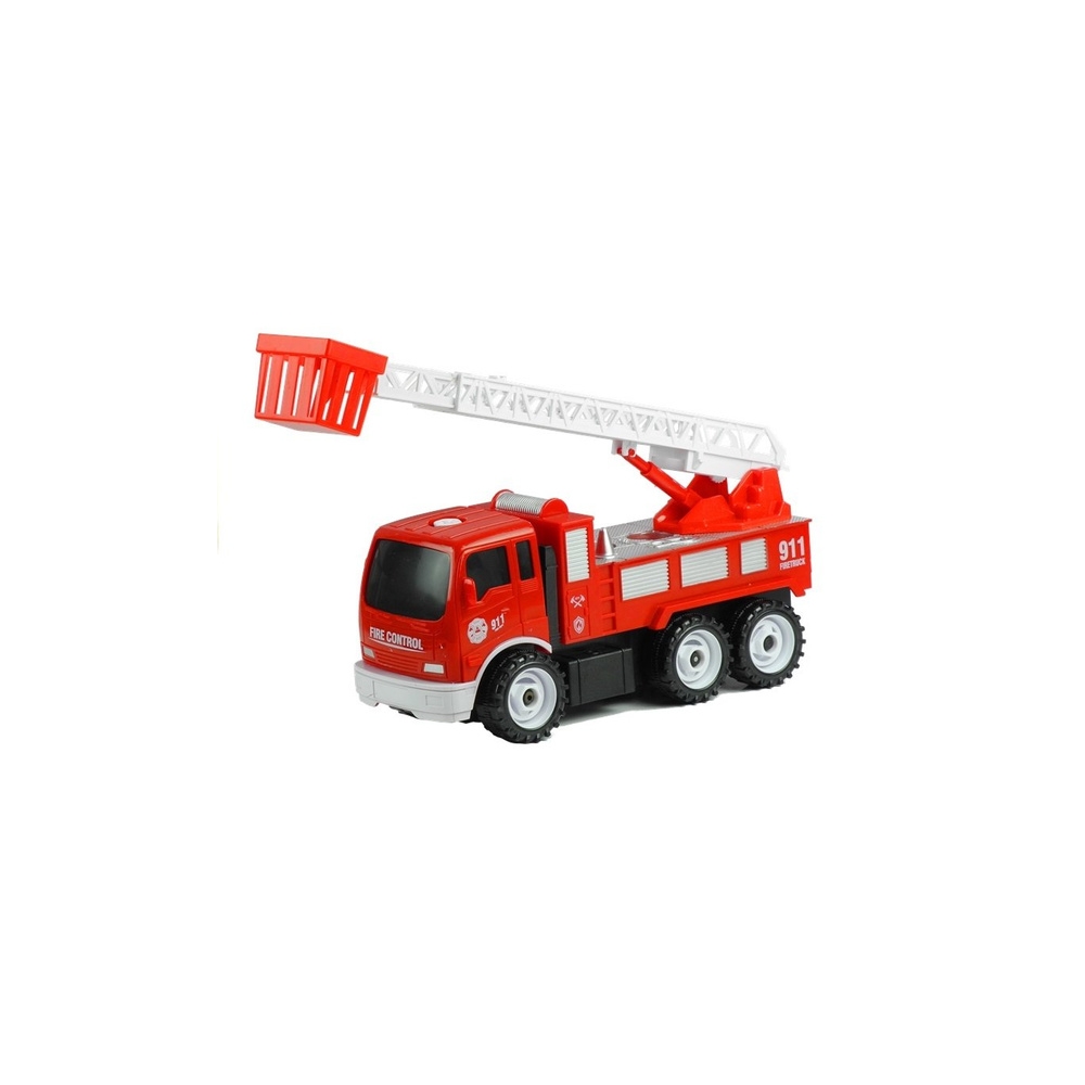 "Take-Apart Fire Rescue Truck" Mažasis mechanikas Ratų veržliaraktis Atsuktuvas
