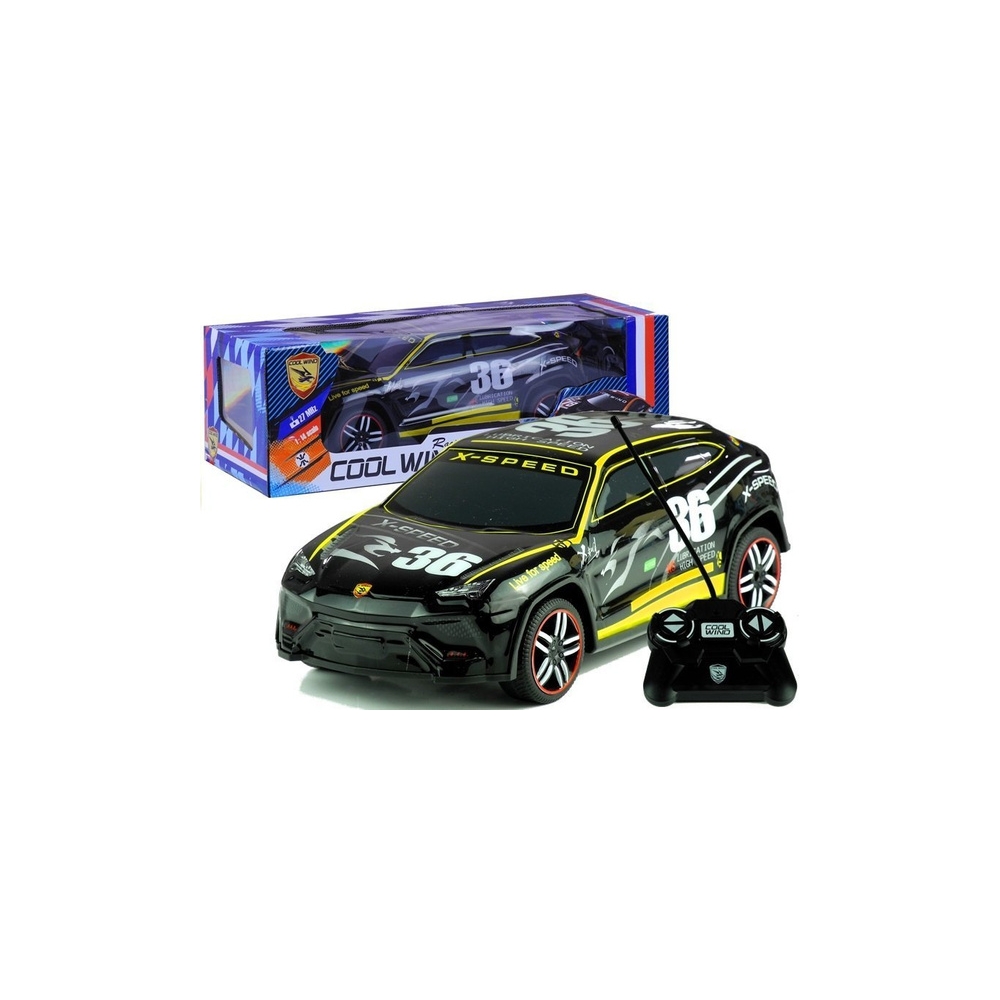Nuotoliniu būdu valdomas sportinis automobilis Pilot R/C Black