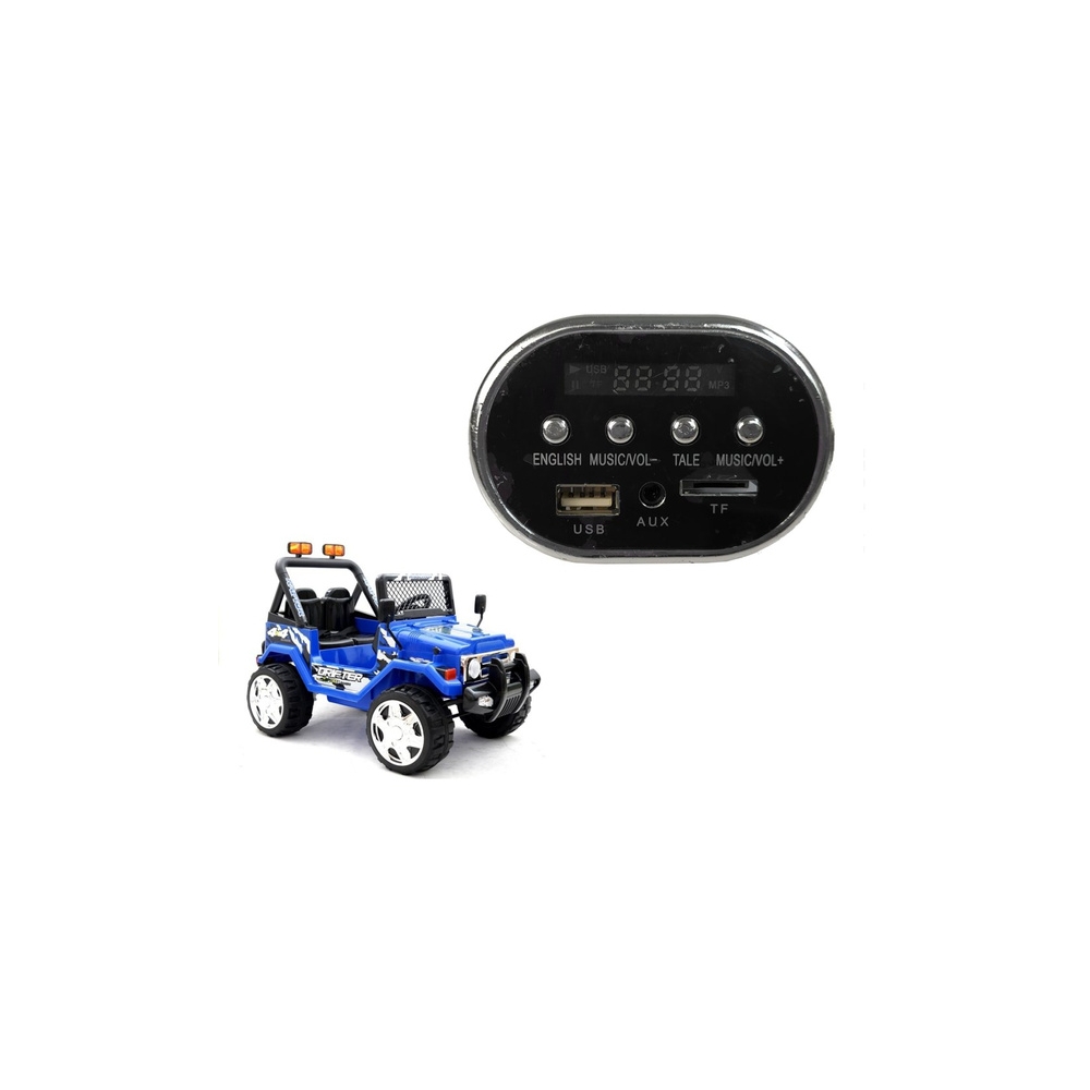 Muzikinis skydelis automobiliui Jeep S618-Elektromobiliai vaikams, Elektromobilių dalys, LCD, MP4, muzikos skydeliai-e-vaikas