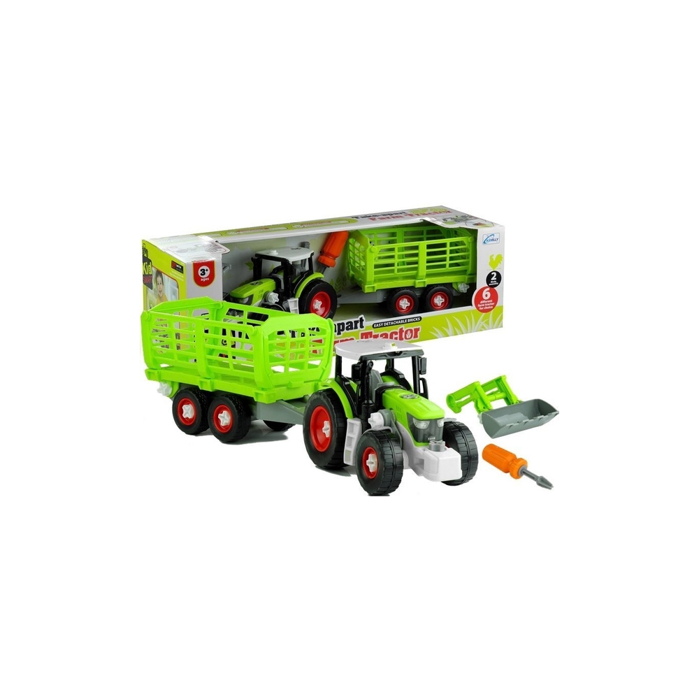 Assembly Tractor with Opened Trailer 43 cm