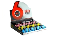 Motociklas su lopšiu ir žibintais 1:14, 1 vnt
