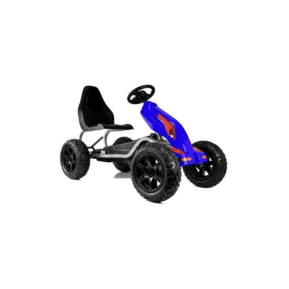 Gokart na Pedały B012 Pompowane Koła Niebieski