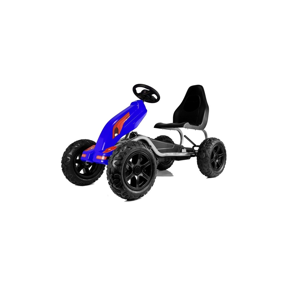 Gokart na Pedały B012 Pompowane Koła Niebieski
