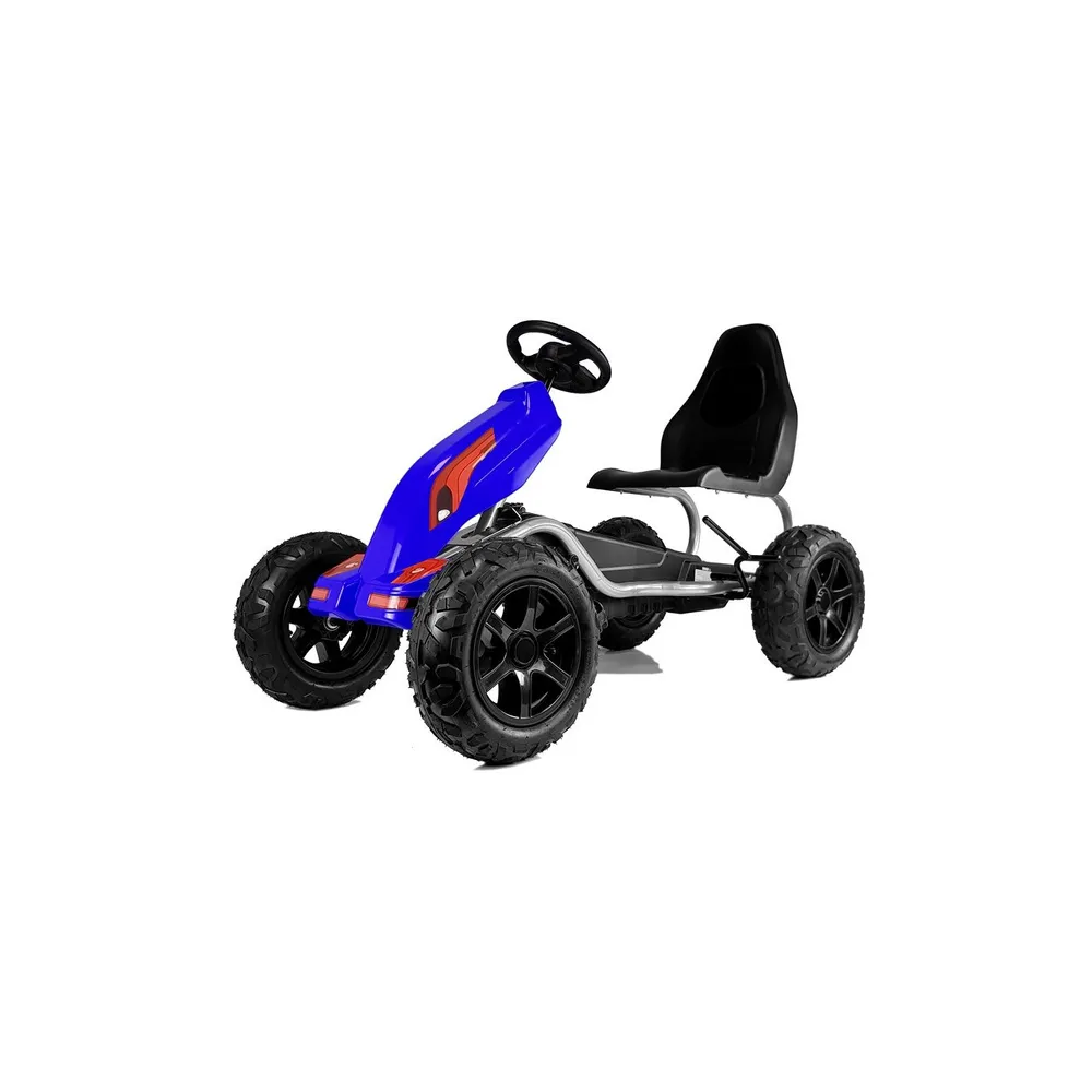 Gokart na Pedały B012 Pompowane Koła Niebieski