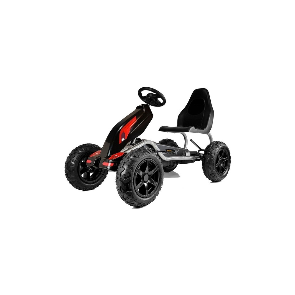 Gokart na Pedały B012 Pompowane Koła Czarny