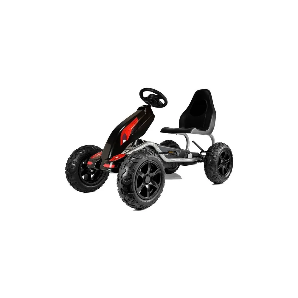 Gokart na Pedały B012 Pompowane Koła Czarny