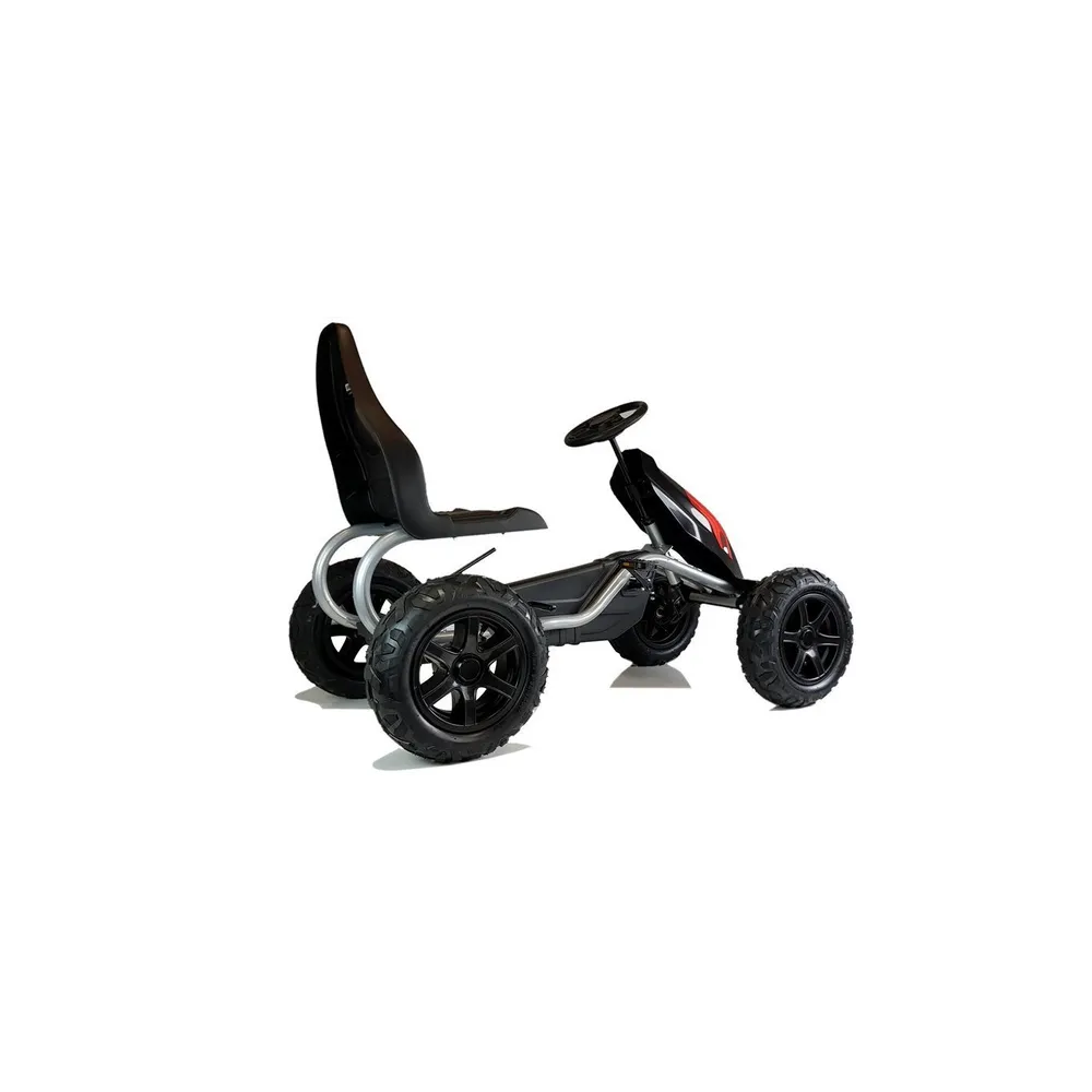 Gokart na Pedały B012 Pompowane Koła Czarny