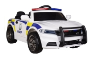 Akumuliatoriaus automobilis Policijos automobilis baltas-Elektromobiliai vaikams, Mašinos-e-vaikas