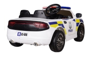 Akumuliatoriaus automobilis Policijos automobilis baltas-Elektromobiliai vaikams, Mašinos-e-vaikas
