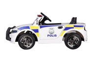 Auto na Akumulator Samochód Policyjny Biały