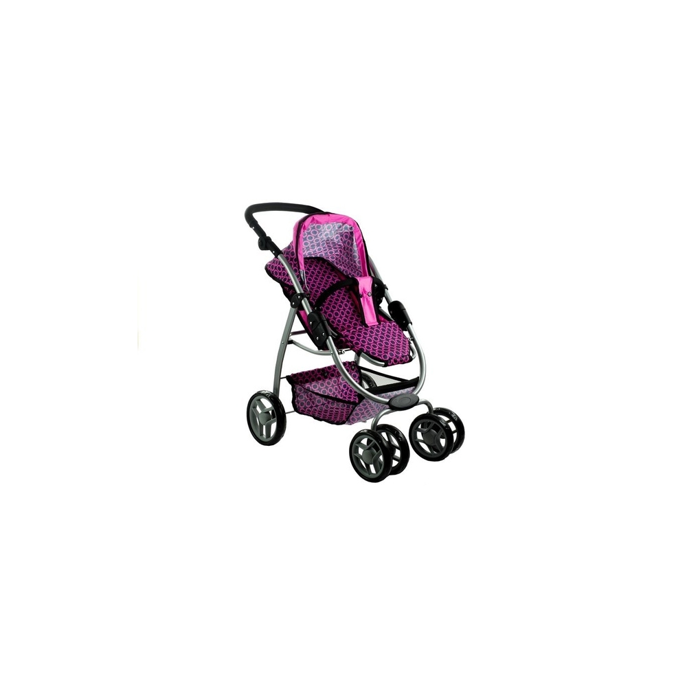 Wózek dla lalek Alice Głęboki, Spacerówka, Gondola 2w1