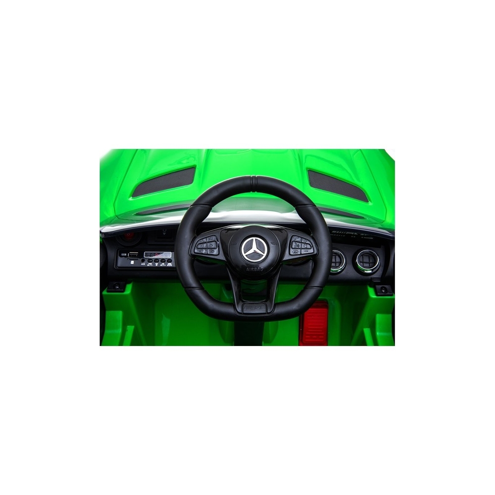 Elektromobilis Mercedes GTR, Green-Elektromobiliai vaikams, Mašinos-e-vaikas