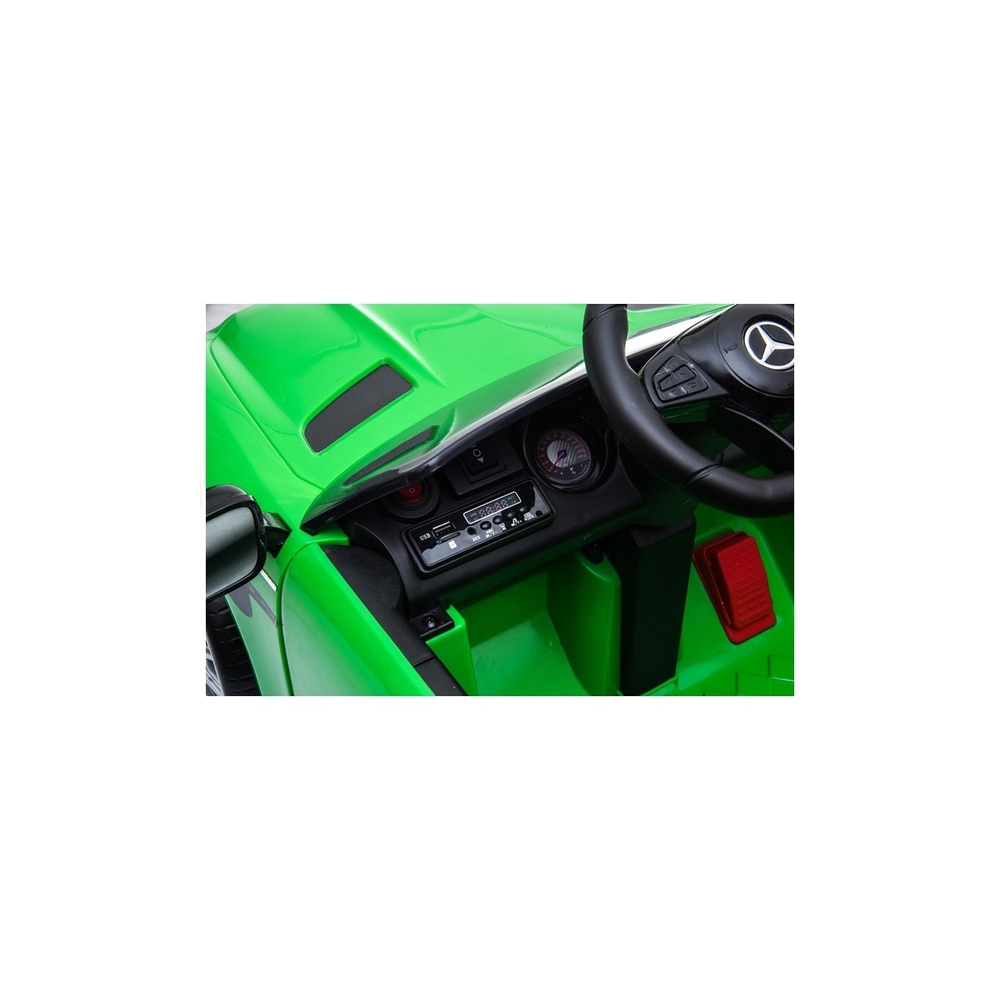 Elektromobilis Mercedes GTR, Green-Elektromobiliai vaikams, Mašinos-e-vaikas