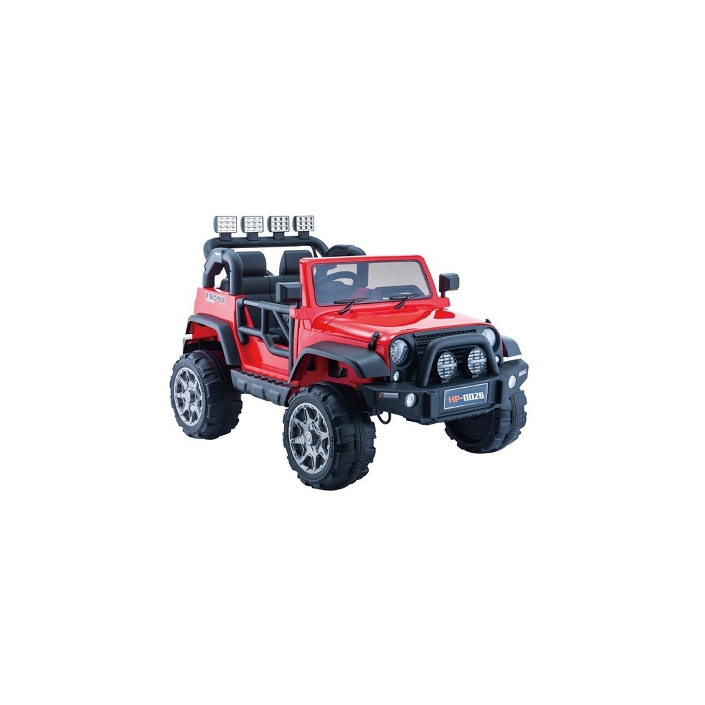 Elektromobilis Jeep HP012, Red-Elektromobiliai vaikams, Visureigiai-e-vaikas