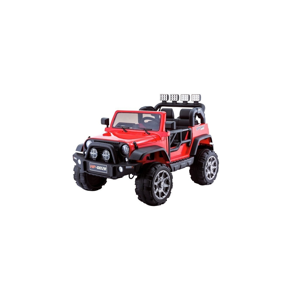 Elektromobilis Jeep HP012, Red-Elektromobiliai vaikams, Visureigiai-e-vaikas
