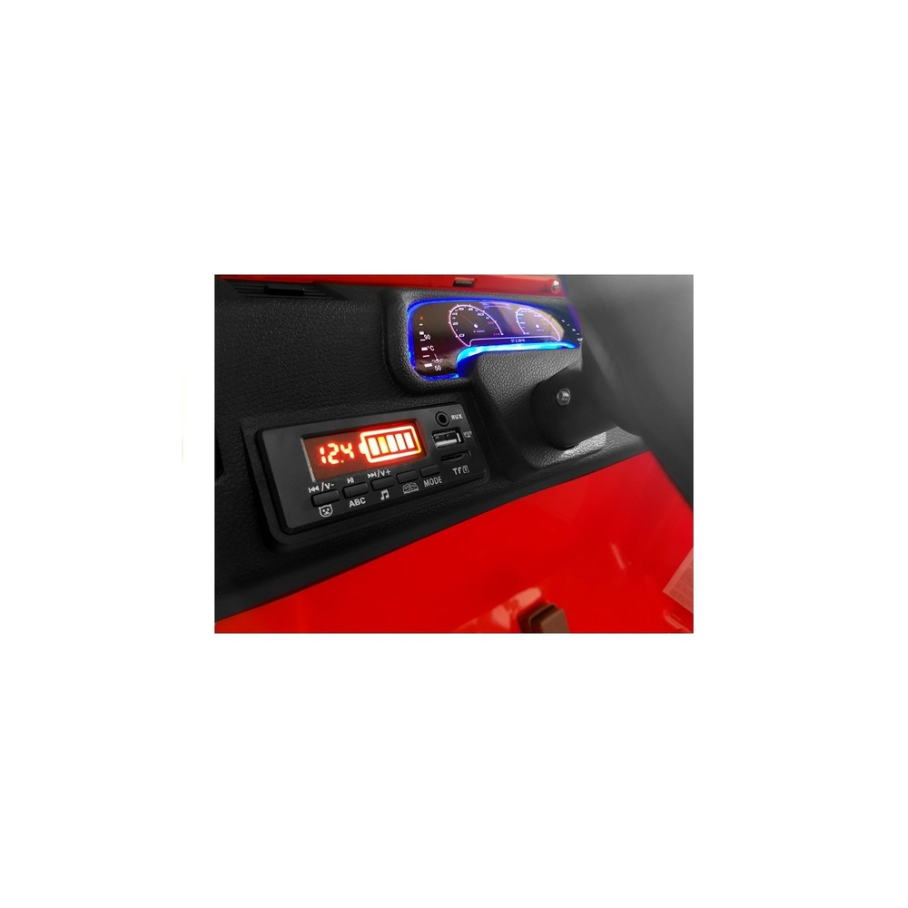 Elektromobilis Jeep HP012, Red-Elektromobiliai vaikams, Visureigiai-e-vaikas