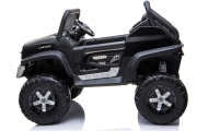 Elektromobilis Mercedes Unimog 4x4, Black-Elektromobiliai vaikams, Visureigiai-e-vaikas
