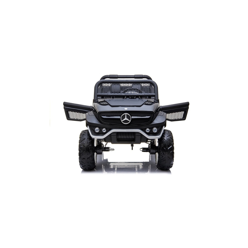 Elektromobilis Mercedes Unimog 4x4, Black-Elektromobiliai vaikams, Visureigiai-e-vaikas