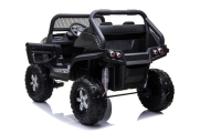 Elektromobilis Mercedes Unimog 4x4, Black-Elektromobiliai vaikams, Visureigiai-e-vaikas