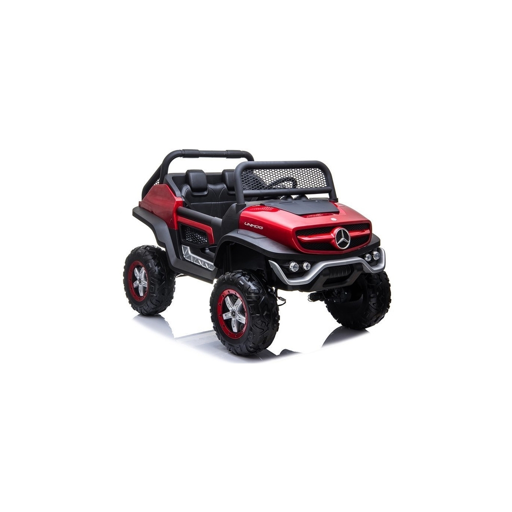 Elektromobilis Mercedes Unimog 4x4, Red-Elektromobiliai vaikams, Visureigiai-e-vaikas