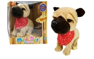Interactive Dog On a Leash Barks Wags Tail Sensors