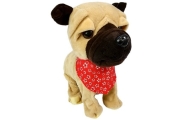 Interactive Dog On a Leash Barks Wags Tail Sensors