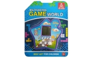 Brick Game Electronic Tetris Portable Star Purple
